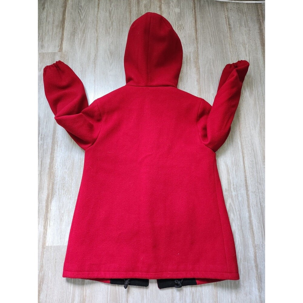 VTG Mackintosh Wool Hooded Vest Coat Red Black Plaid Womens Sz 10 USA Made EUC - Picture 10 of 10